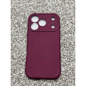 iPhone 17 Pro MiraCase MagSafe Case Burgundy Shockproof Protective Cover